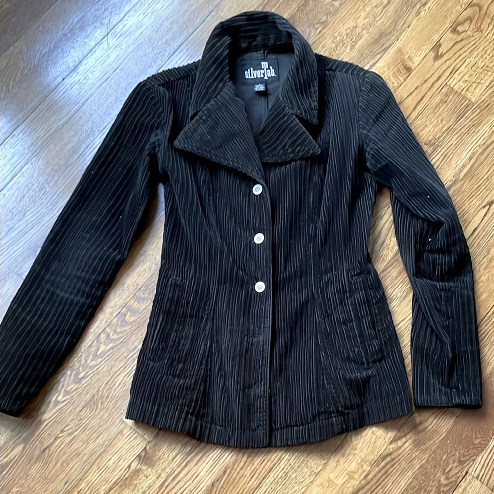 Women's Corduroy Jacket in Rich Dark Chocolate - size S